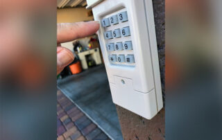 pushing garage door security buttons garage harmony