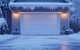 Winter garage door maintenance and weatherproofing steps