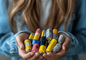Holding Batteries