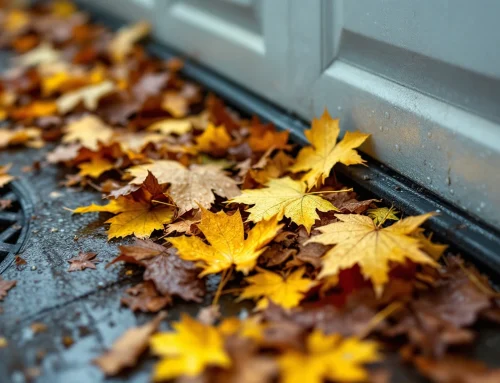 How to Clean Garage Door Tracks from Fall Leaves in Portland